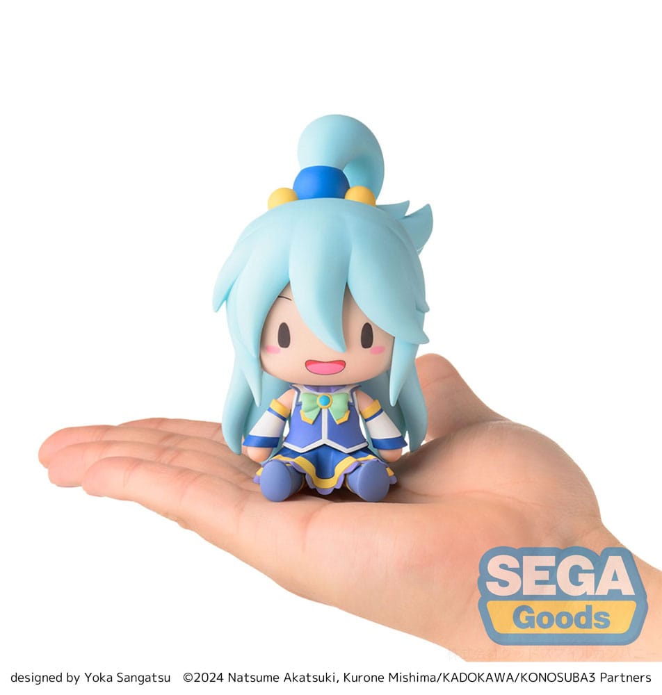 Konosuba Fuwa Petit Chibi Figure Aqua 8 cm - AniMuchuu