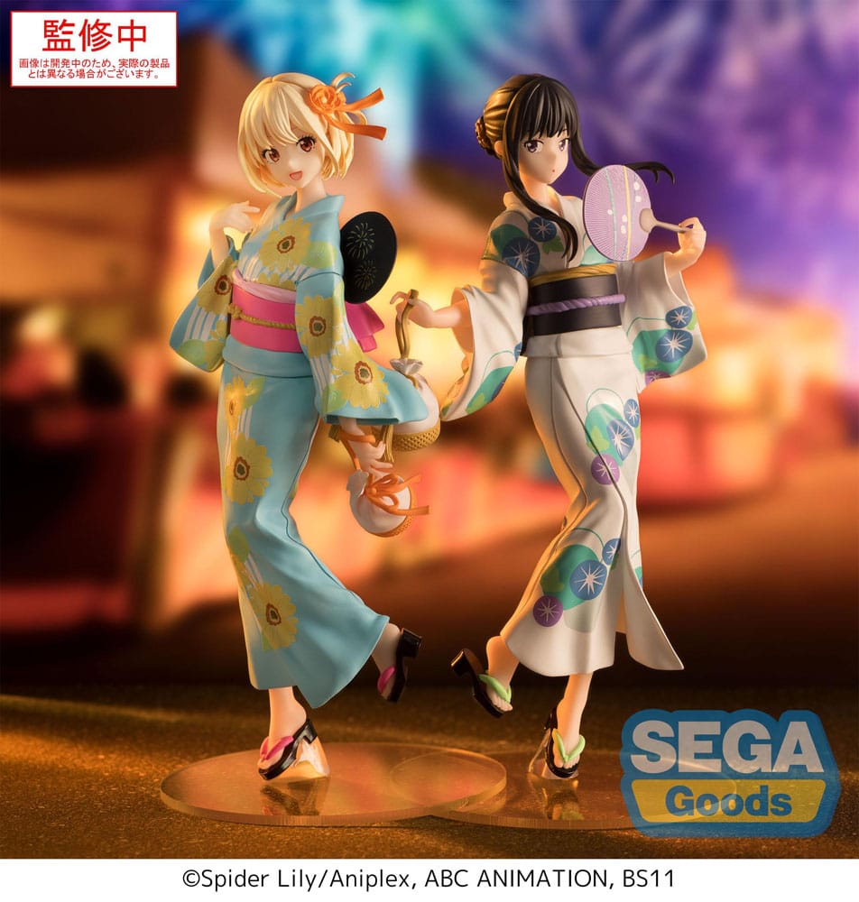 Lycoris Recoil Luminasta PVC Statue Chisato Nishikigi Festival in Yukata 19 cm - AniMuchuu