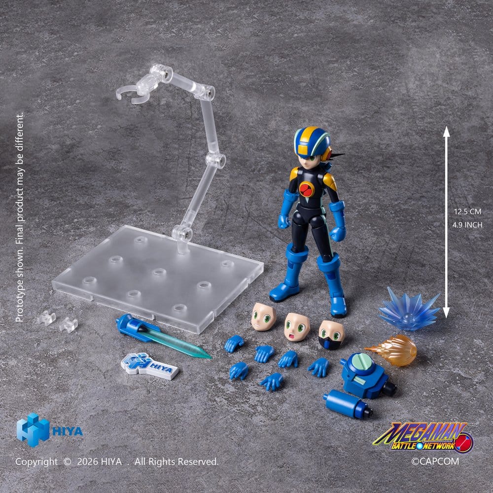 Mega Man Exquisite Basic Series Action Figure MegaMan.EXE 13 cm - AniMuchuu