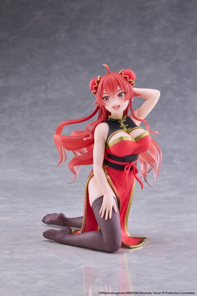 Mushoku Tensei Desktop Cute PVC Figure Eris Greyrat: Chinese Dress 13 cm - AniMuchuu