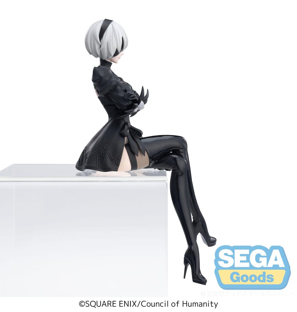NieR:Automata Ver1.1a PM Perching PVC Statue 2B 13 cm - AniMuchuu
