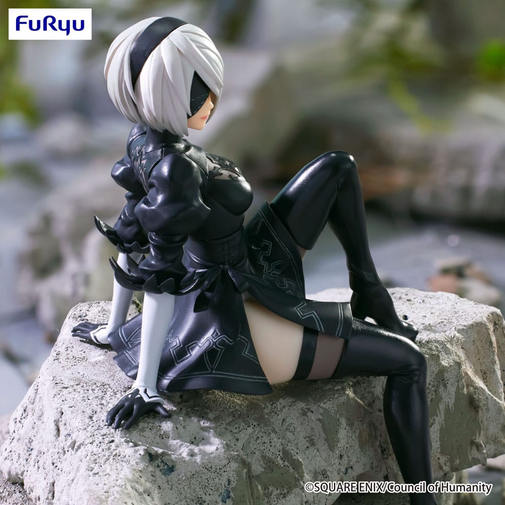 NieR:Automata Ver1.1a Noodle Stopper PVC Statue YoRHa No.2 Type B 13 cm - AniMuchuu