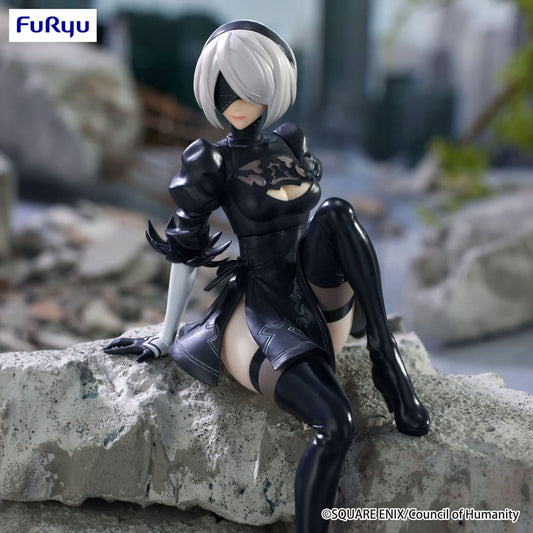 NieR:Automata Ver1.1a Noodle Stopper PVC Statue YoRHa No.2 Type B 13 cm - AniMuchuu