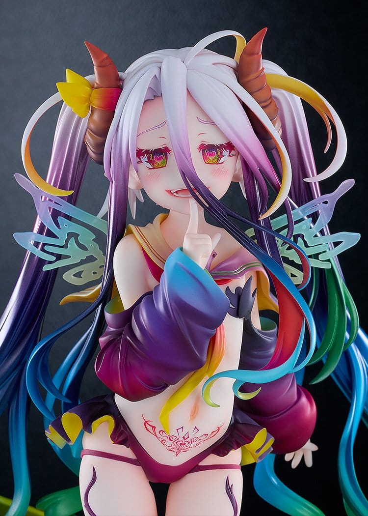 No Game No Life PVC Figure 1/7 Black Shiro 26 cm - AniMuchuu