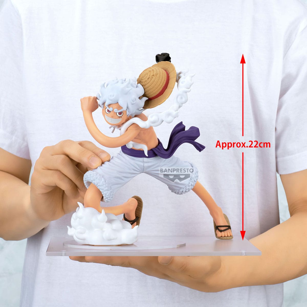 One Piece Grandista PVC Statue Monkey D. Luffy Gear 5 II 22 cm - AniMuchuu