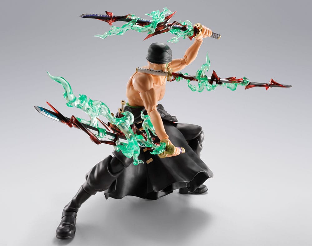 One Piece S.H.Figuarts Action Figure Roronoa Zoro The King of Hell 15 cm - AniMuchuu