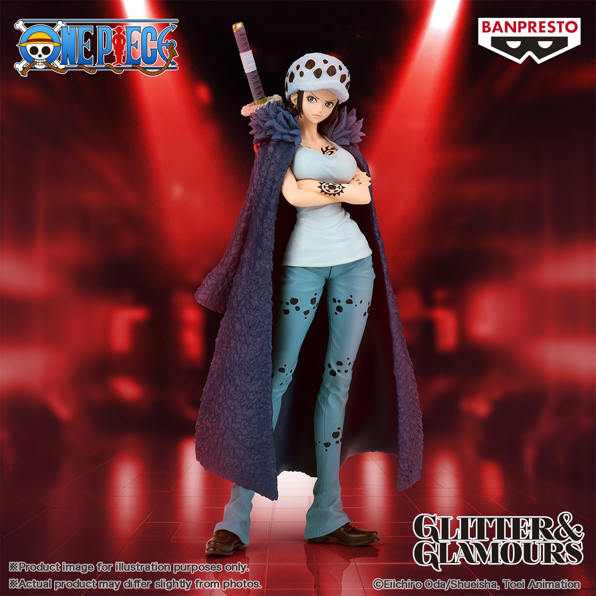 One Piece Glitter & Glamors PVC Statue Trafalgar Law Change 23 cm