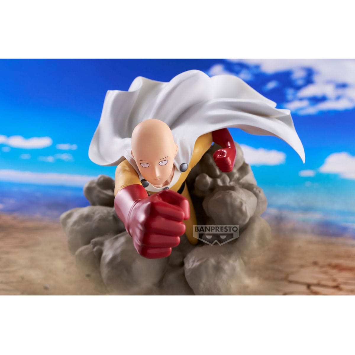 One Punch Man Diorama PVC Statue Saitama 15 cm - AniMuchuu