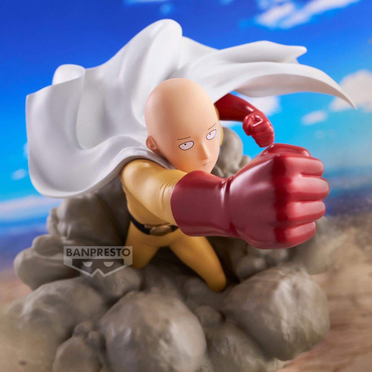 One Punch Man Diorama PVC Statue Saitama 15 cm - AniMuchuu