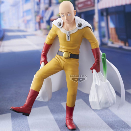 One Punch Man PVC Statue One Punch Life Saitama 20 cm - AniMuchuu
