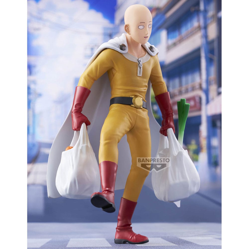 One Punch Man PVC Statue One Punch Life Saitama 20 cm - AniMuchuu