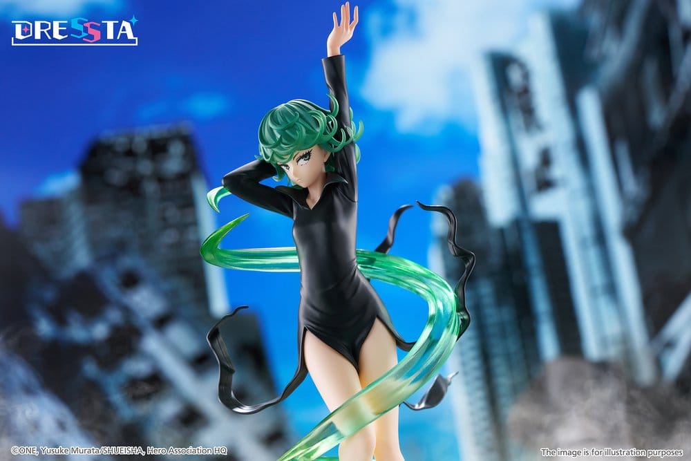 One-Punch Man Dressta PVC Figure Terrible Tornado 24 cm - AniMuchuu
