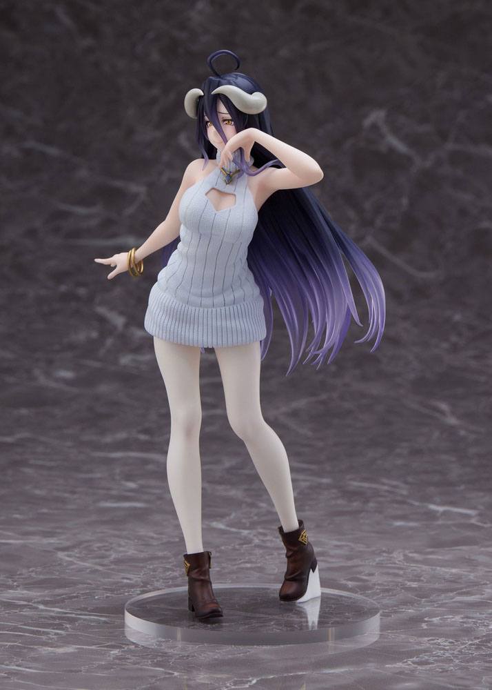 Overlord Coreful PVC Statue Albedo Knit Dress Ver. 20 cm - AniMuchuu