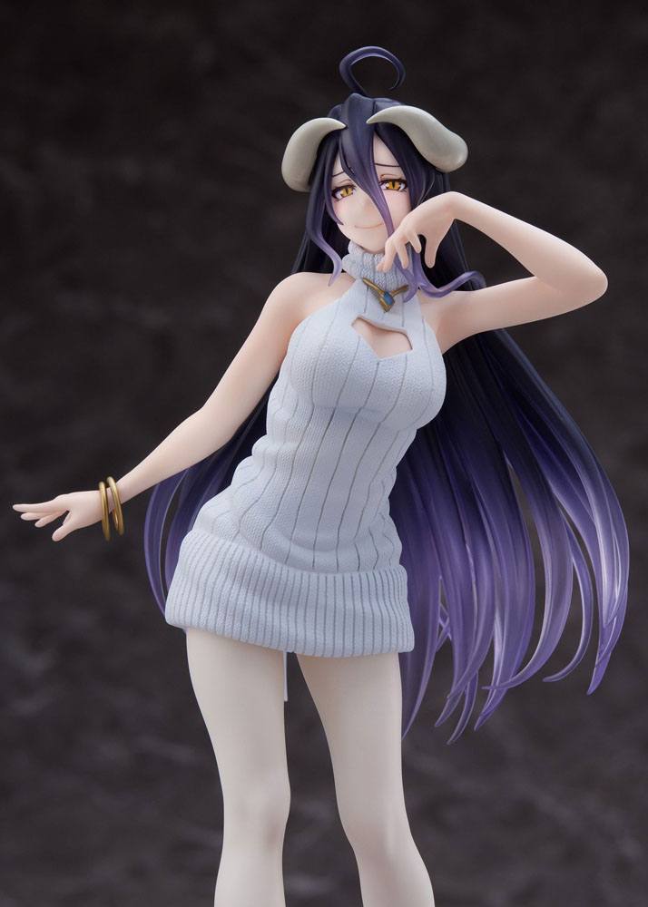 Overlord Coreful PVC Statue Albedo Knit Dress Ver. 20 cm - AniMuchuu