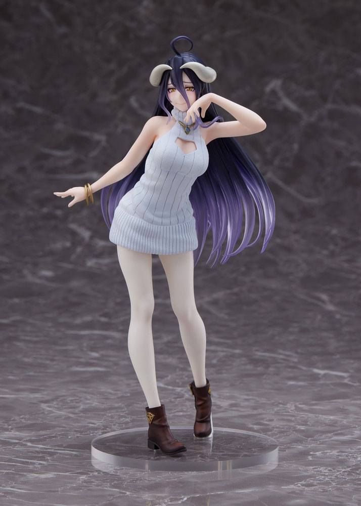 Overlord Coreful PVC Statue Albedo Knit Dress Ver. 20 cm - AniMuchuu