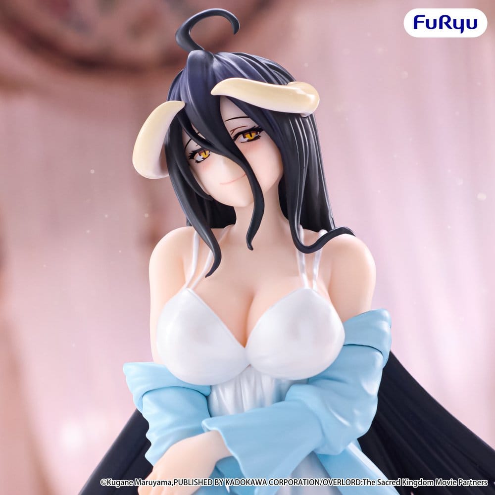 Overlord Noodle Stopper PVC Figure Albedo: Loungewear Pearl White Ver. 12 cm - AniMuchuu