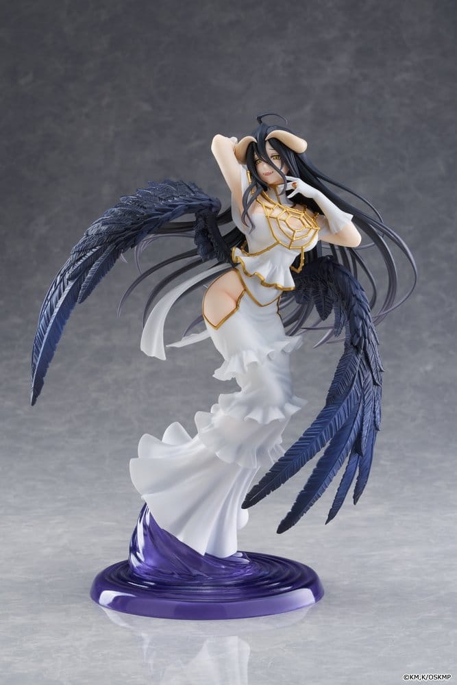 Overlord T-most PVC Statue Albedo Pure White Devil Ver. 29 cm - AniMuchuu
