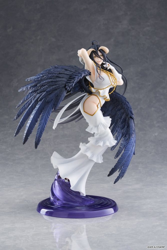 Overlord T-most PVC Statue Albedo Pure White Devil Ver. 29 cm - AniMuchuu