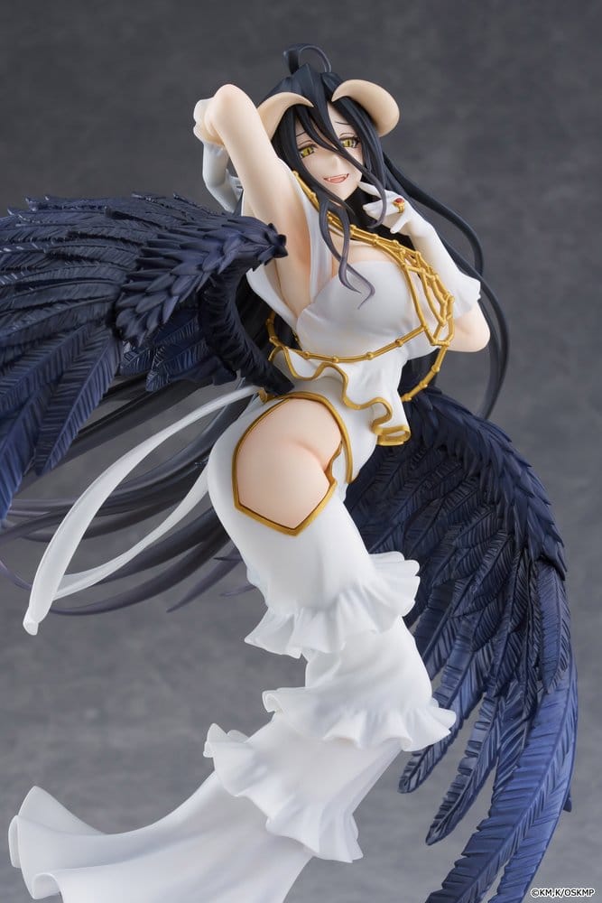 Overlord T-most PVC Statue Albedo Pure White Devil Ver. 29 cm - AniMuchuu