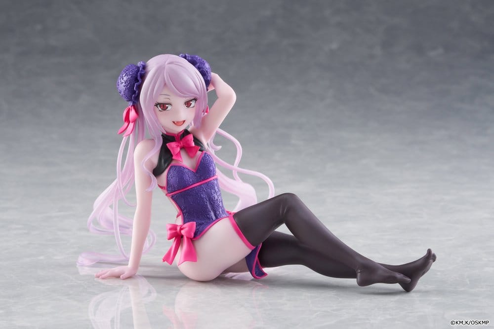 Overlord Desktop Cute PVC Statue Shalltear Bloodfallen Chinese Dress 13 cm - AniMuchuu