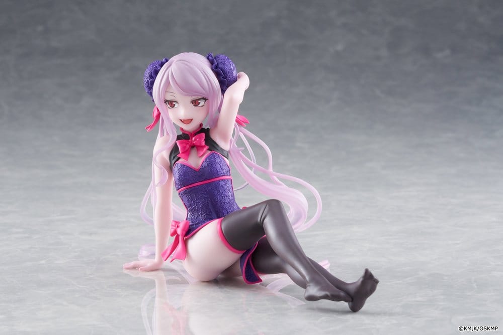 Overlord Desktop Cute PVC Statue Shalltear Bloodfallen Chinese Dress 13 cm - AniMuchuu