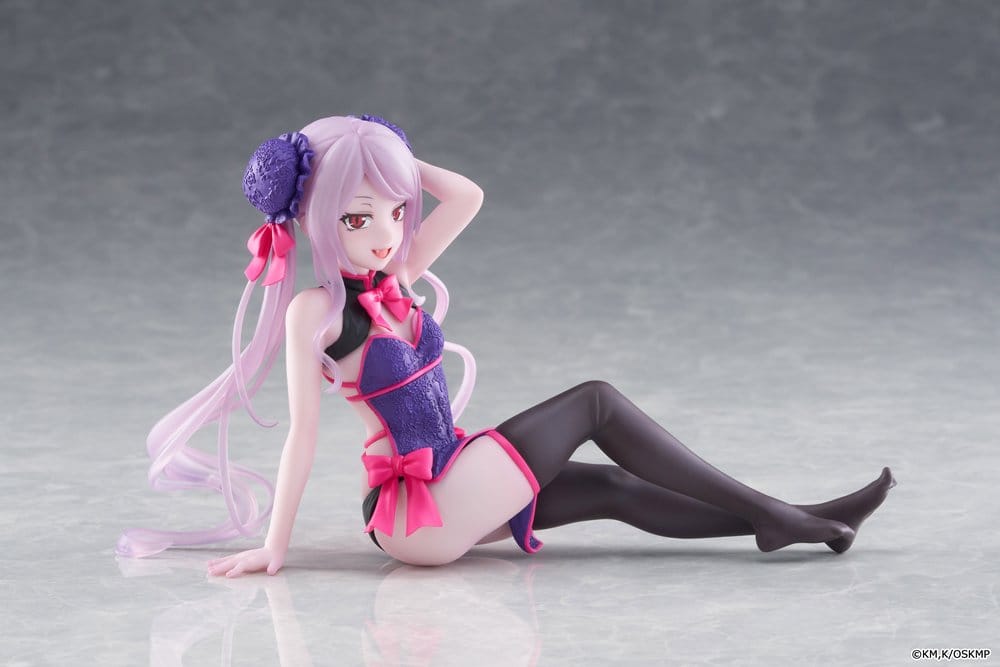 Overlord Desktop Cute PVC Statue Shalltear Bloodfallen Chinese Dress 13 cm - AniMuchuu