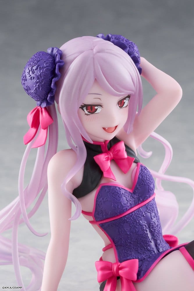 Overlord Desktop Cute PVC Statue Shalltear Bloodfallen Chinese Dress 13 cm - AniMuchuu