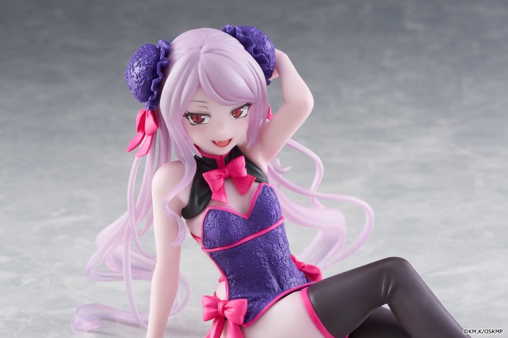 Overlord Desktop Cute PVC Statue Shalltear Bloodfallen Chinese Dress 13 cm