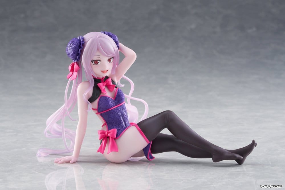 Overlord Desktop Cute PVC Statue Shalltear Bloodfallen Chinese Dress 13 cm - AniMuchuu