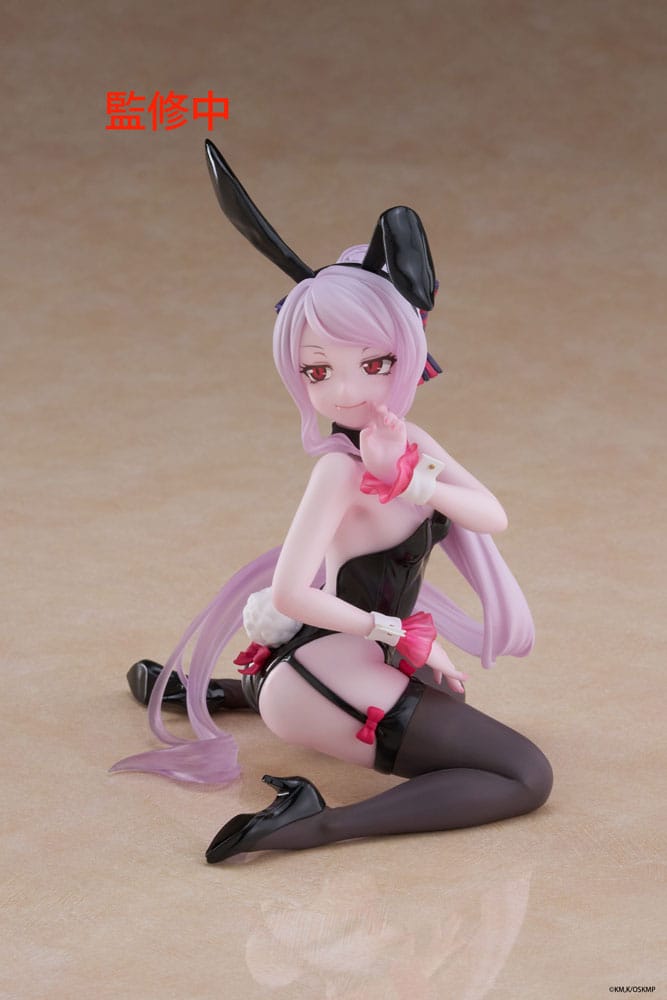 Overlord PVC Statue Desktop Cute Figure Shalltear Bunny Ver. 13 cm - AniMuchuu