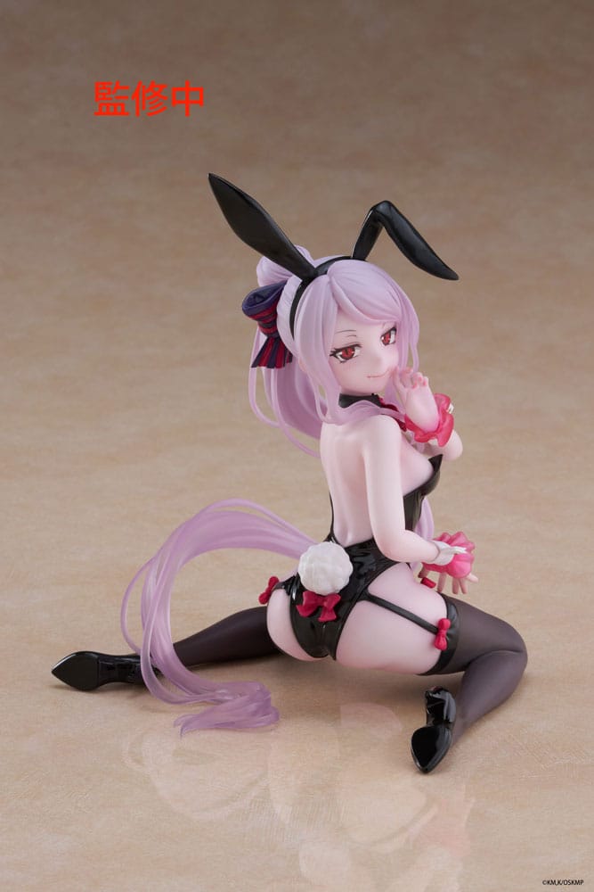 Overlord PVC Statue Desktop Cute Figure Shalltear Bunny Ver. 13 cm - AniMuchuu