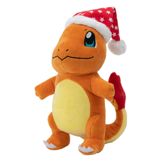 Pokémon Plush Figure Winter Charmander with Christmas Hat 20 cm - AniMuchuu