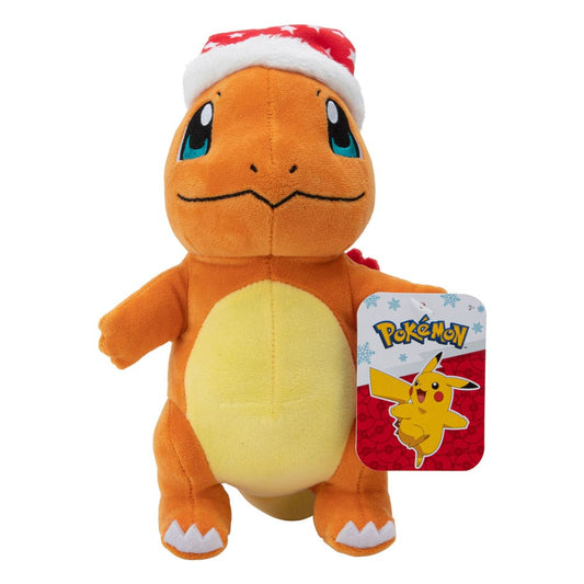 Pokémon Plush Figure Winter Charmander with Christmas Hat 20 cm - AniMuchuu