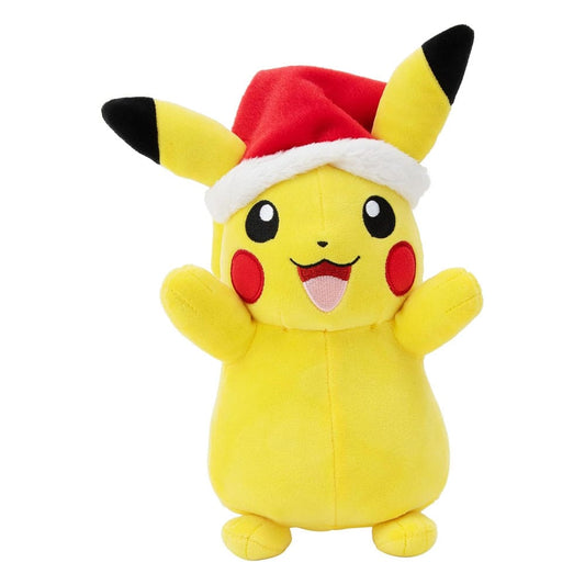 Pokémon Plush Figure Winter Pikachu with Christmas Hat 20 cm - AniMuchuu