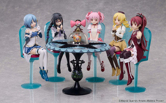 Puella Magi Madoka Magica PVC Statue Holy Quintet Cake Song Set 18 cm - AniMuchuu