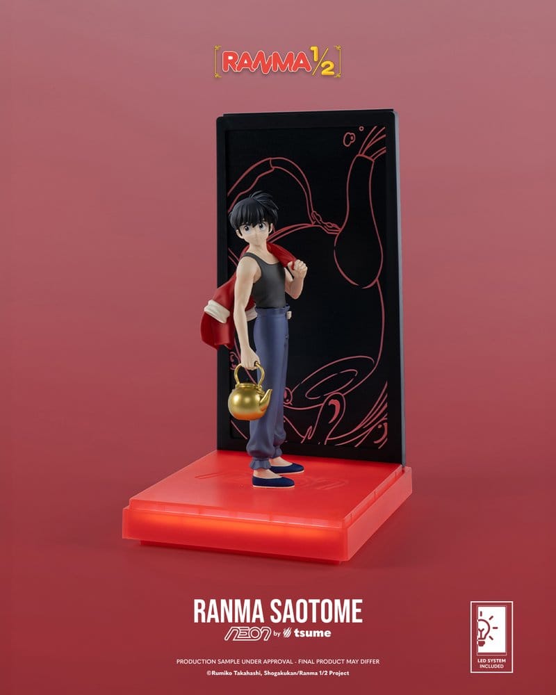 Ranma 1/2 Neon Figure 1/9 Ranma Saotome: Boy 20 cm - AniMuchuu
