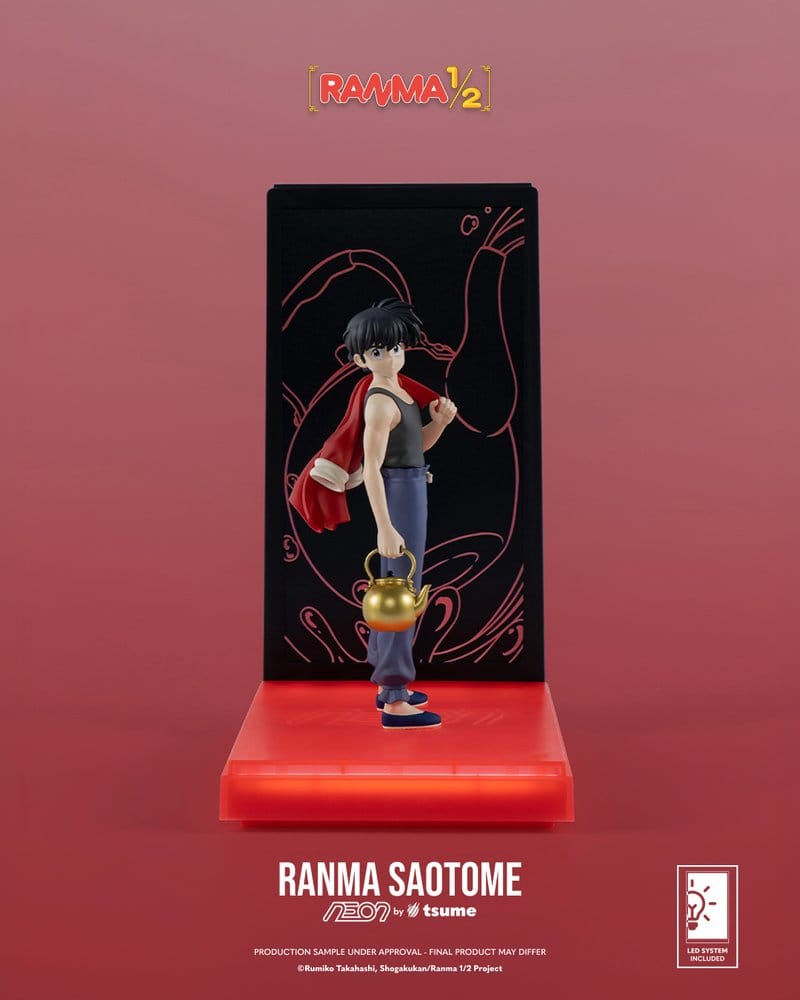 Ranma 1/2 Neon Figure 1/9 Ranma Saotome: Boy 20 cm - AniMuchuu