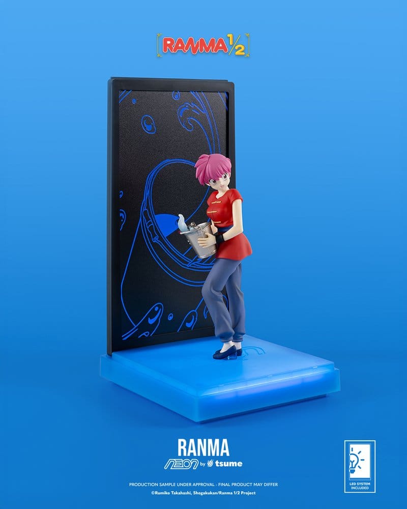 Ranma 1/2 Neon Figure 1/9 Ranma Saotome: Girl 25 cm - AniMuchuu