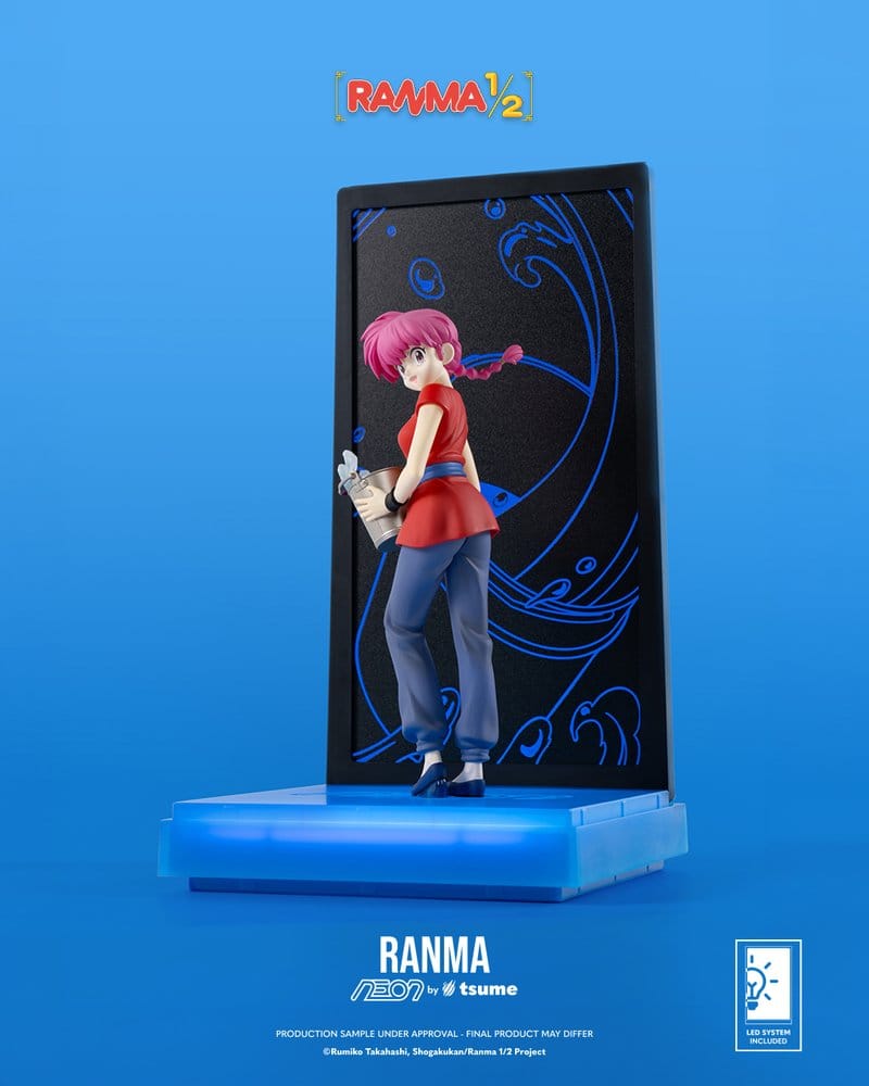 Ranma 1/2 Neon Figure 1/9 Ranma Saotome: Girl 25 cm - AniMuchuu