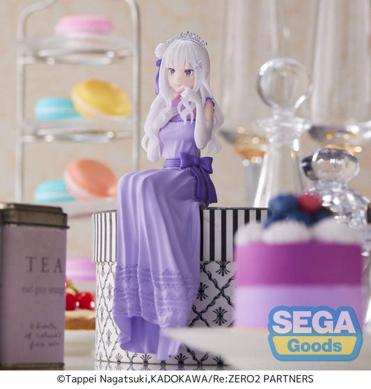 Re:Zero - Starting Life in Another World PM Perching PVC Statue Emilia 14 cm - AniMuchuu