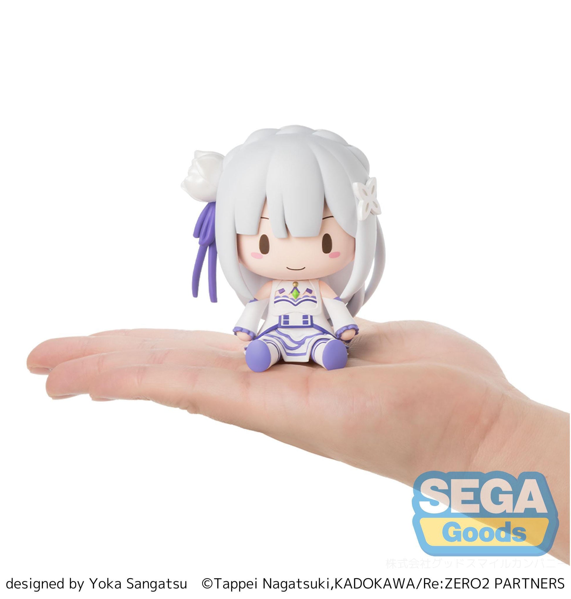 Re:Zero Starting Life in Another World Fuwa Petit Chibi Figure Emilia 8 cm - AniMuchuu