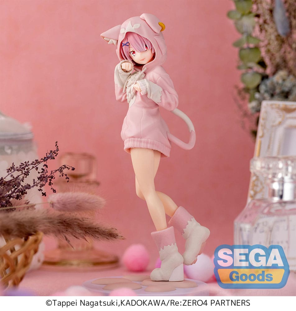 Re:Zero Starting Life in Another World XStellar PVC Statue Ram Mofumofu 22 cm