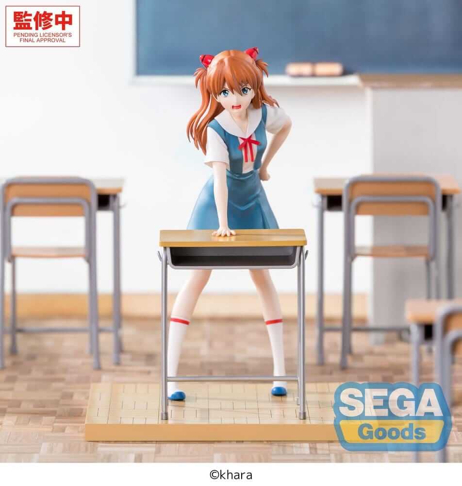 Rebuild of Evangelion XStellar PVC Figure Asuka Langley: School Uniform 19 cm - AniMuchuu