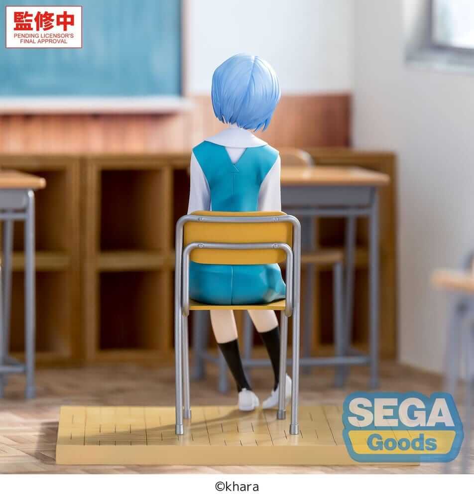 Rebuild of Evangelion XStellar PVC Figure Rei Ayanami: School Uniform 16 cm - AniMuchuu