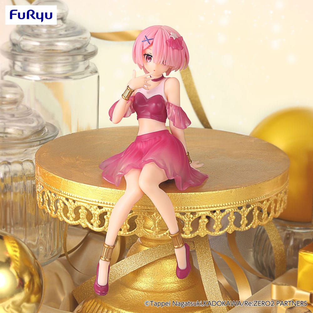 Re:Zero Starting Life in Another World Noodle Stopper PVC Statue Ram Twinkle Party 14 cm - AniMuchuu