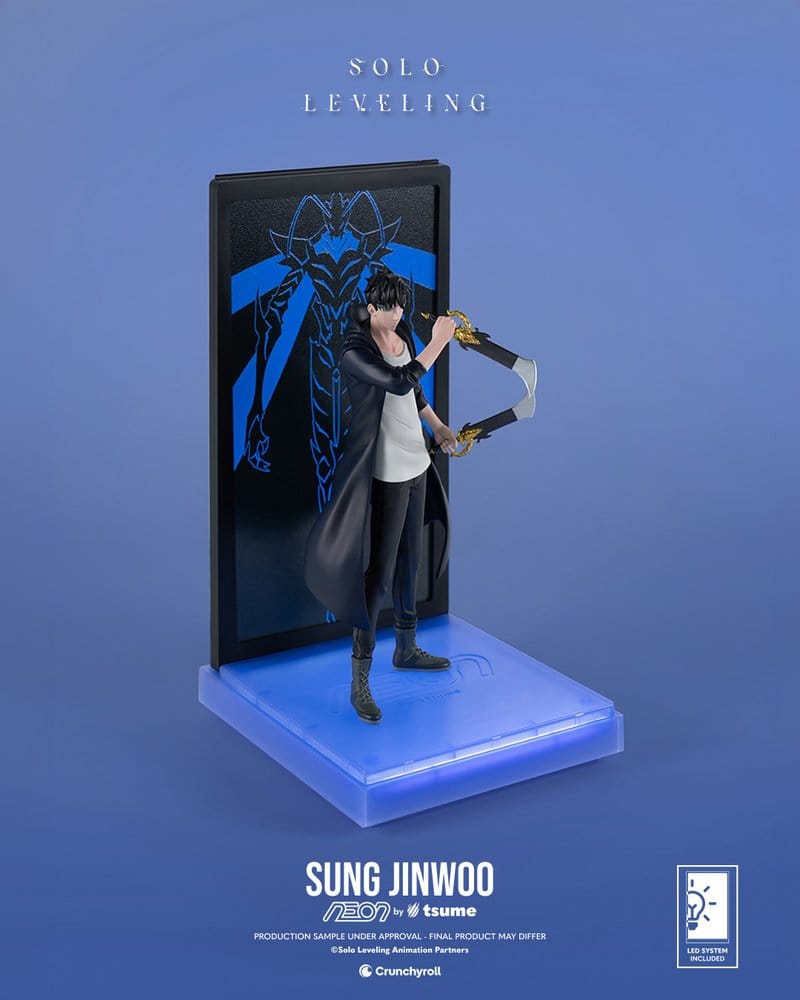 Solo Leveling Neon Figure 1/9 Sung Jinwoo 25 cm - AniMuchuu