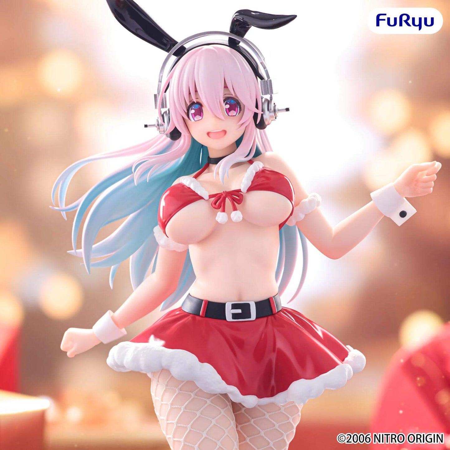 Super Sonico Santa BiCute Bunnies PVC Figure 30 cm - AniMuchuu