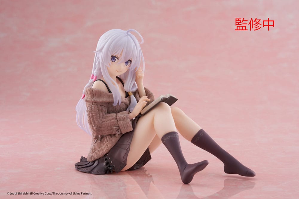The Journey of Elaina PVC Statue Desktop Cute Figure Elaina Casual 13 cm - AniMuchuu