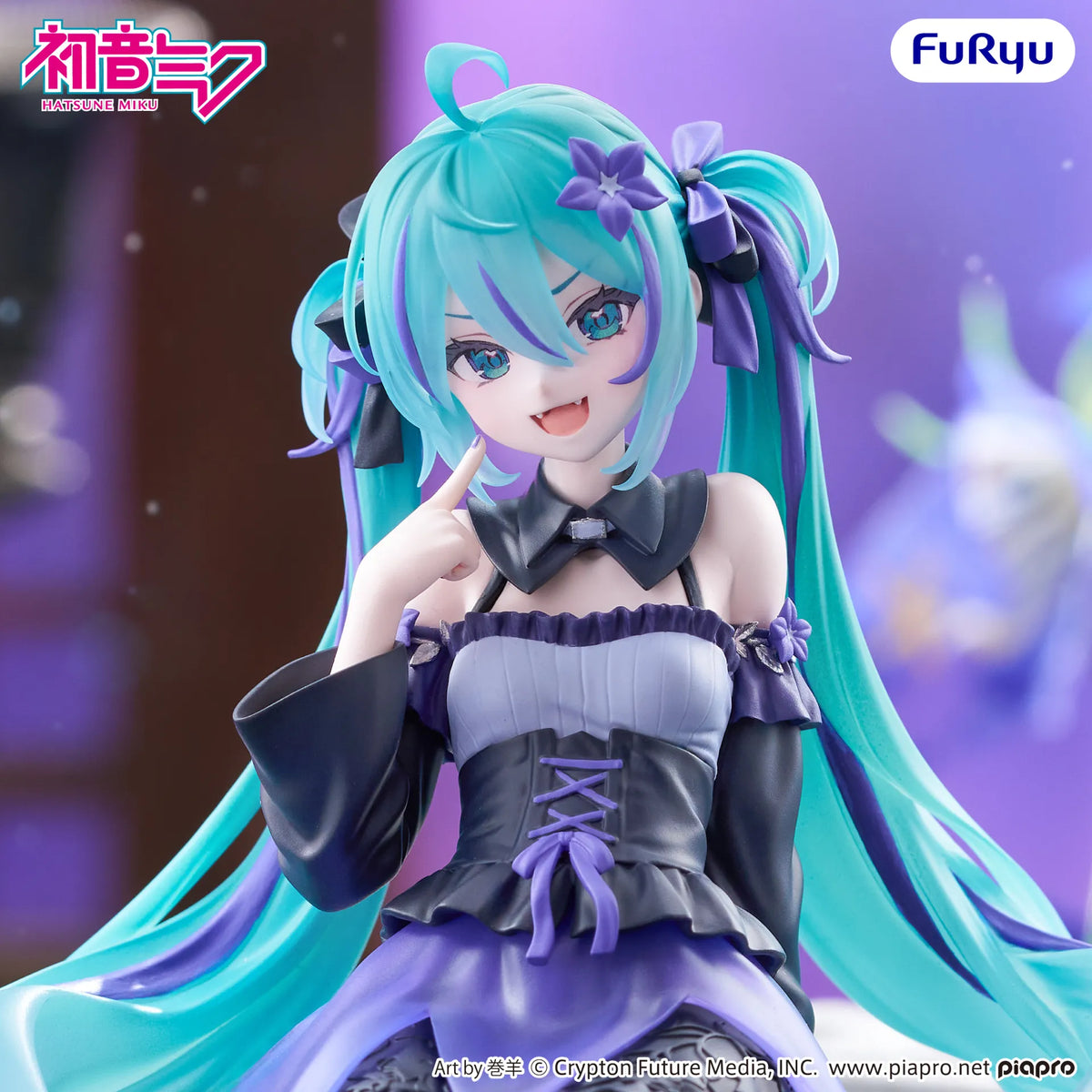Vocaloid Noodle Stopper PVC Statue Hatsune Miku Bellflower 14 cm - AniMuchuu