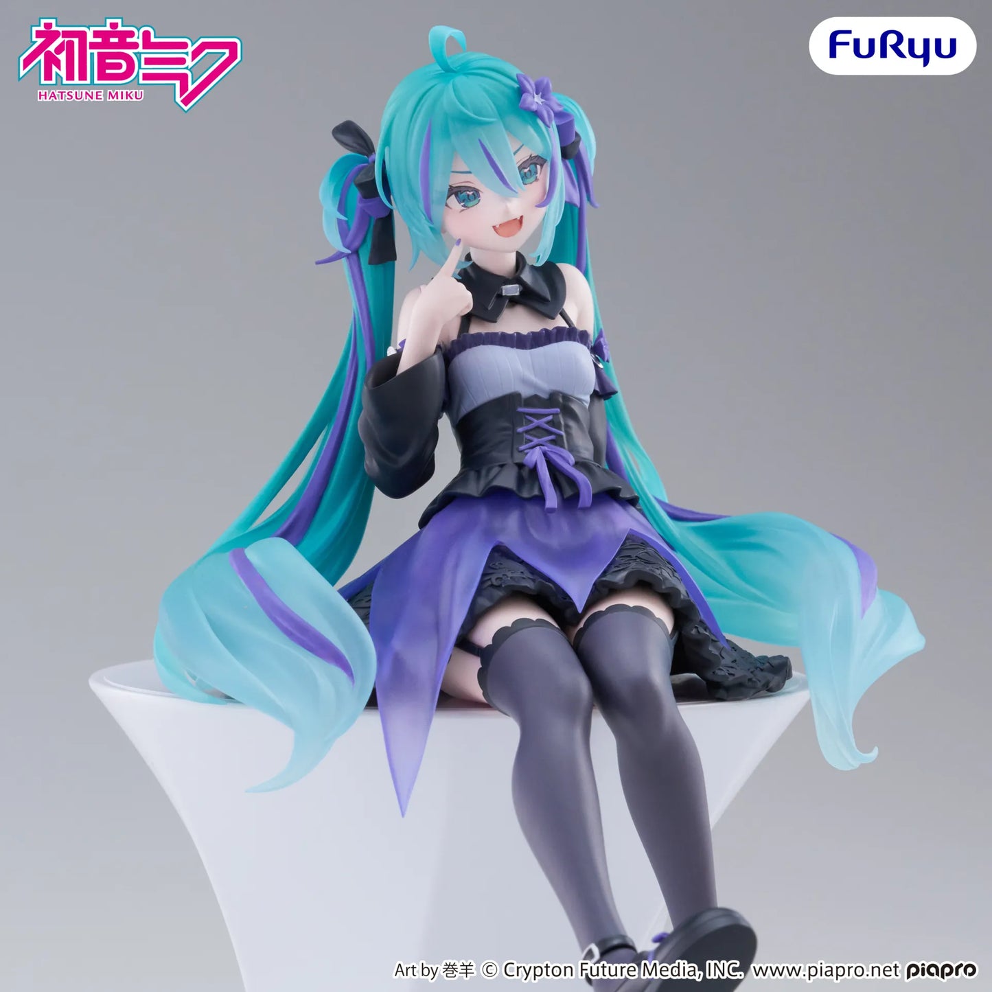 Vocaloid Noodle Stopper PVC Statue Hatsune Miku Bellflower 14 cm - AniMuchuu